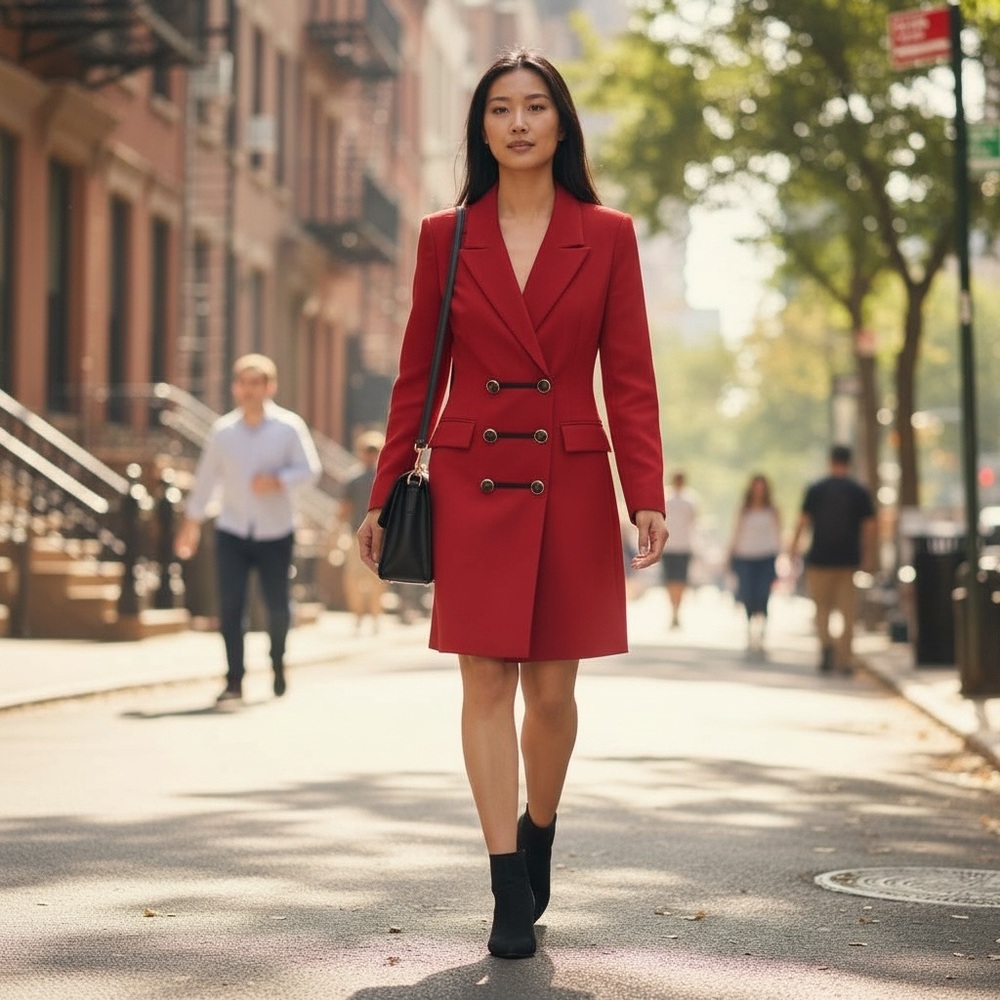 Chaus Red Midi Dress